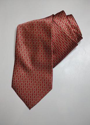 Шовкова краватка галстук beaufort tie rack з геометричним візерунком