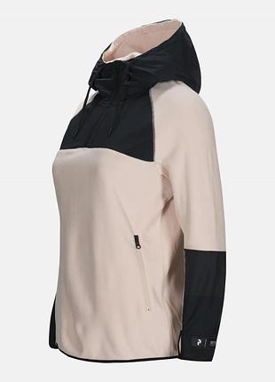Жіноча фліска толстовка/куртку peak performance w 2.0 fleece woven hood