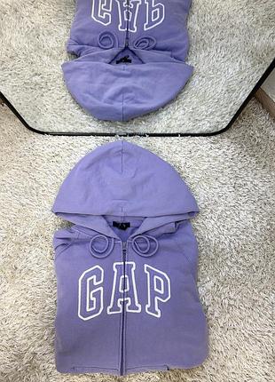 Худі gap на блискавці бузкове