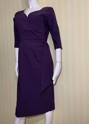 So couture!  the pretty dress company розкішна сукня-футляр глибокого, благородного баклажанового відтінку