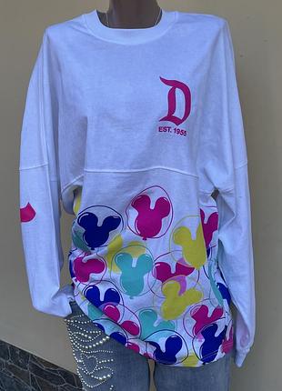 Лонгслів disney spirit jersey mickey balloon білий