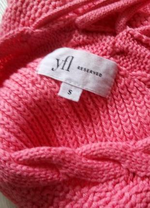 Стильний фірмовий рожевий теплий светр5 фото