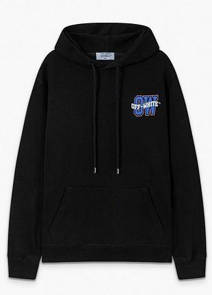 Худі off-white чорне для чоловіків s-xxl