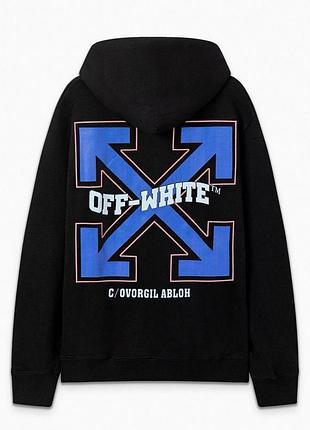 Черное мужское худи бренда off-white s-xxl