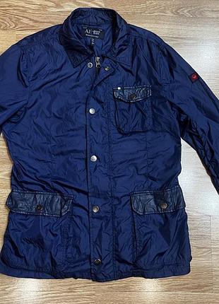 Мужская легкая куртка ветровка armani jeans оригинал размер m (50)