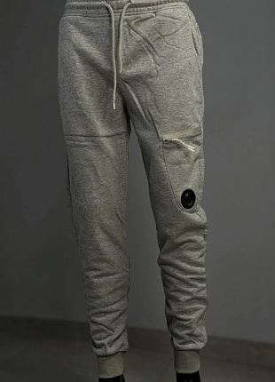 Брюки c.p. company сірий та чорний кольори m l xl