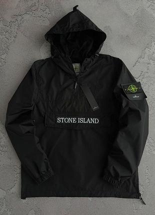 Stone island ветровка черная s-xxl