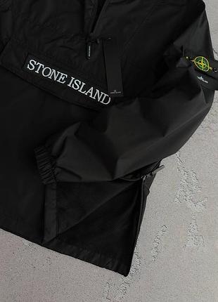 Stone island ветровка s-xxl черная