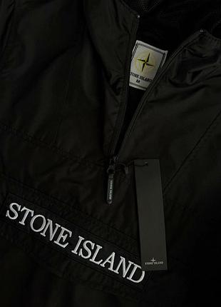 Черная ветровка от stone island s-xxl