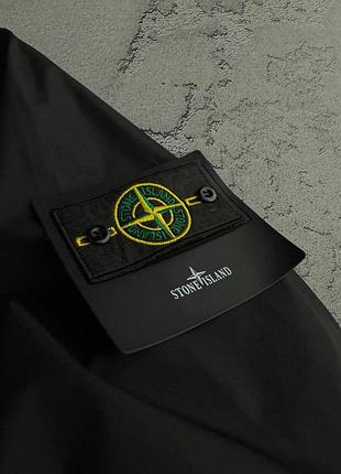 Ветровка stone island s-xxxl черного цвета