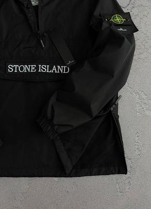 Ветровка черная stone island sxxl