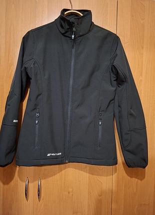 женская куртка софтшелл whistler w-pro 8000 (36 / s) черная, ветровка на флисе