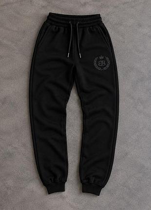 Balenciaga чорні флісові штани зима m, xl, xxl