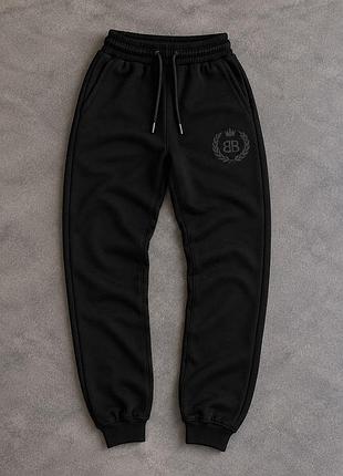 Balenciaga штани зимові чорні з флісу m, xl, xxl