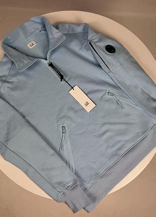 Свитшот c.p. company голубой, размерная сетка m - xxl, новый