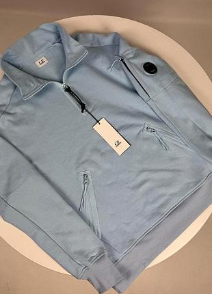 Свитшот c.p. company голубой цвет, размеры m, l, xl, xxl