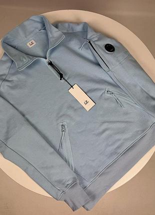 Свитшот c.p. company голубой: размеры m, l, xl, xxl, новый