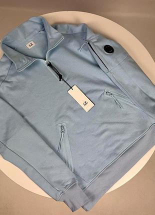 Новый голубой свитшот c.p. company, размеры m, l, xl, xxl