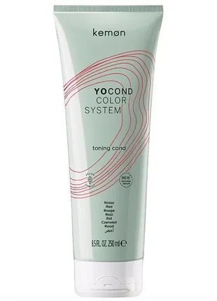 Тонуюча маска для волосся (червоний) kemon yo color system yo cond rosso