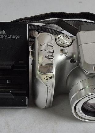 Ретро фотоаппарат kodak easyshare z612 (оптика schneider, 12x зум) + оригинальная зарядка