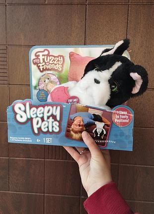 М'яка іграшка my fuzzy friends sleepy pets цуценя інтерактивне (уцінка)