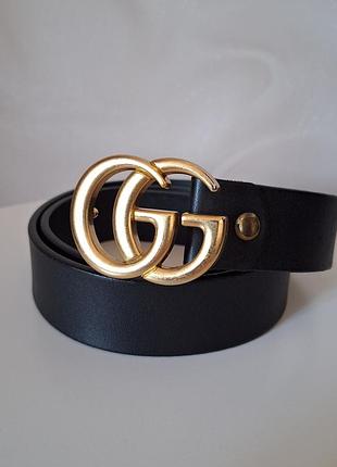 Ремень кожаный gucci женский. натуральная кожа италия. жіночій пояс, ремінь оригінал італія, пряжка вінтаж italy. винтажный ремень.
