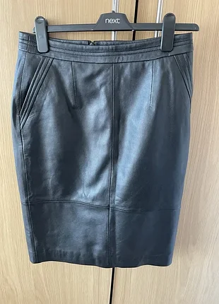 Юбка миди l-xl кожа