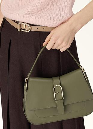 Сумка furla flow medium avocado 2