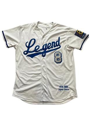 Бейсбольне джерсі kobe bryant #8 #24 "legend forever" (розмір m)