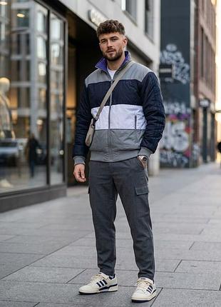 Вінтажна двостороння куртка adidas originals reversible (2009) — нова!