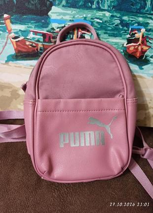 Жіночий рюкзак puma рожевий маленький