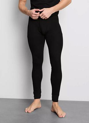 Кальсоны подштанники мужские в рубчик на микрофлисе heat iq primark xs, m, xl нательное белье