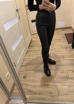Шкіряні штани zara