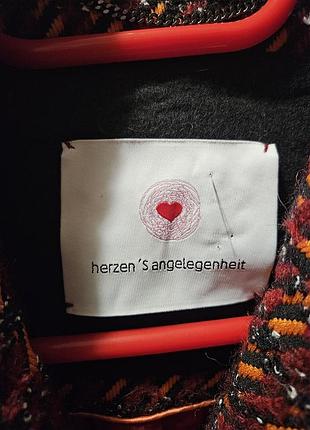 Пальто  шерсть  твид ,herzen's 2