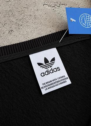 Мужской черный костюм adidas зимний: свитшот и штаны