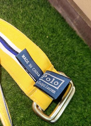 Текстильный ремень polo ralph lauren оригинал (ремень d-ring)