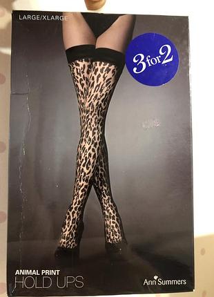 Панчохи ann summers леопардові large/xlarge 5