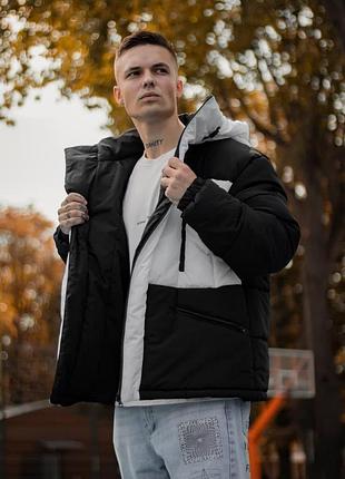 Зимний сезон: черно-белая куртка haipp eclipse s-xl