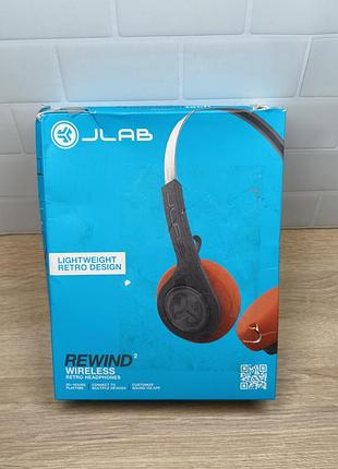 Jlab rewind 2 wireless — бездротові ретро навушники 20+ годин bluetooth