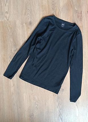 Лонгслив черный gap пима коттон термо кофта гг м 6