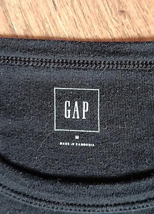 Лонгслив черный gap пима коттон термо кофта гг м 4