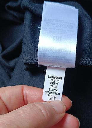 Лонгслив черный gap пима коттон термо кофта гг м 9