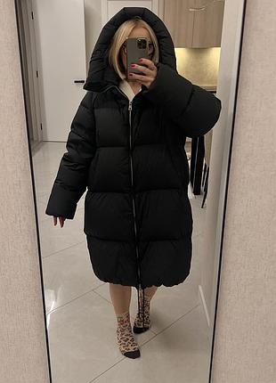 Оригінальний дуже теплий натуральний пуховик max mara