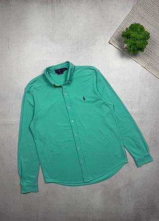 Сорочка чоловіча преміальна polo ralph lauren оригінал розмір l
