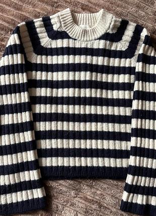 Светр жіночий h&m у смужку