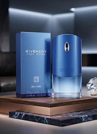 Чоловіча туалетна вода givenchy pour homme blue label (100 мл) — символ свіжості, сили та чоловічої харизми!