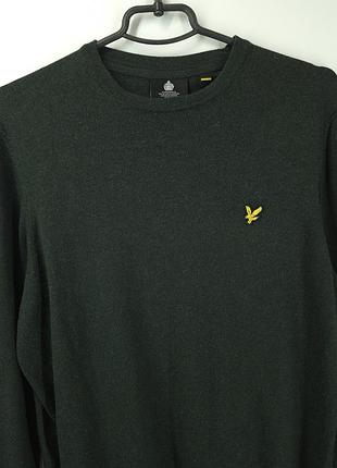 Джемпер lyle & scott смарагдовий розмір l 2
