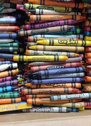 Воскові олівці crayola та інші бренди набір