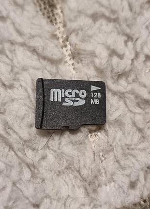 Карта памяти 128 мб (не гб) 4.04/6.70 microsd микросд
