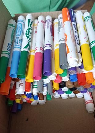Фломастери crayola та cra-z-art набір різнокольорові
